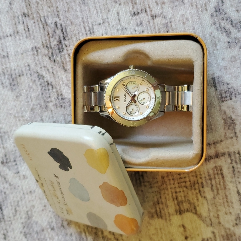 Fossil ES3098 Steel analog dial watch